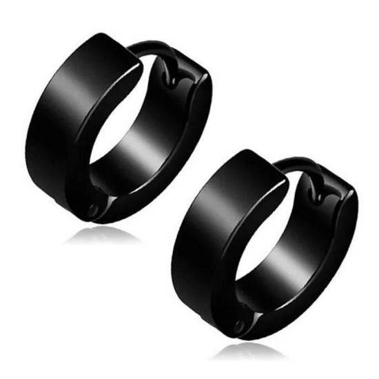 Boucles D'oreilles Homme ZENSE ZE0069 - Argentées, Arceau, Sans Perçage