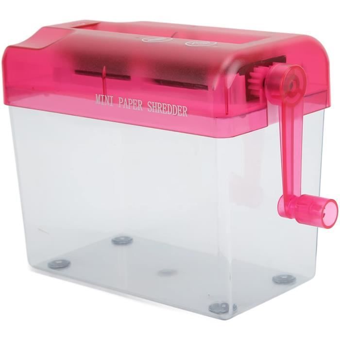 Mini Déchiqueteuse De Papier, Découpeuse De Déchiqueteuse De Fichiers Résistante à L'usure Pour
