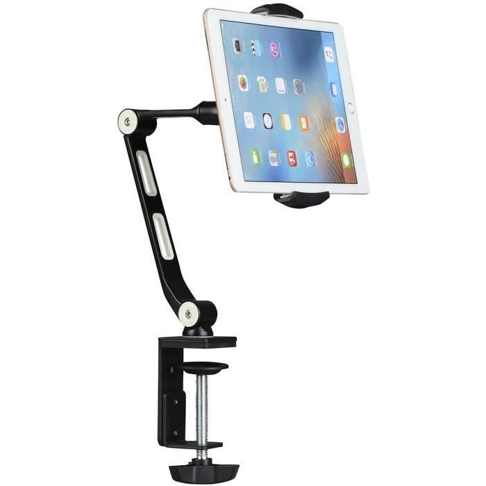 Pince Montage Table Aluminium Pour Lampe De Bureau - Fixation Stable Et Réglable