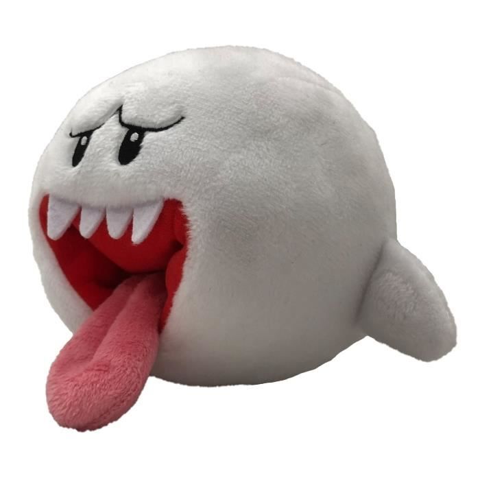 Little Buddy peluche Super Mario Bros: Boo junior en peluche blanche