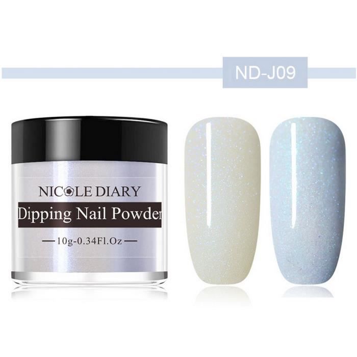 Vernis à ongle Dip Powder Nails Glitter 9 Color sans lampe Cure Natural gh4511