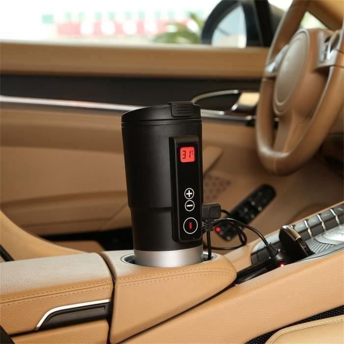 Bouilloire Portable de contrôle de température intelligent de voiture verte GL14001 (noir)