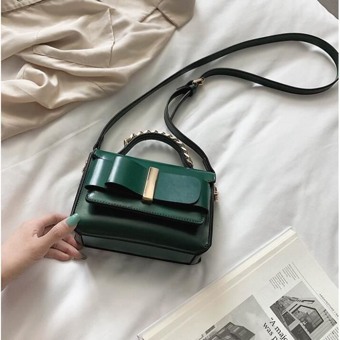 Marque de luxe sac carré 2019 De Mode Nouvelle qualité supérieure En Cuir PU Femmes de sac à main haute couture Arc sac *BU19180