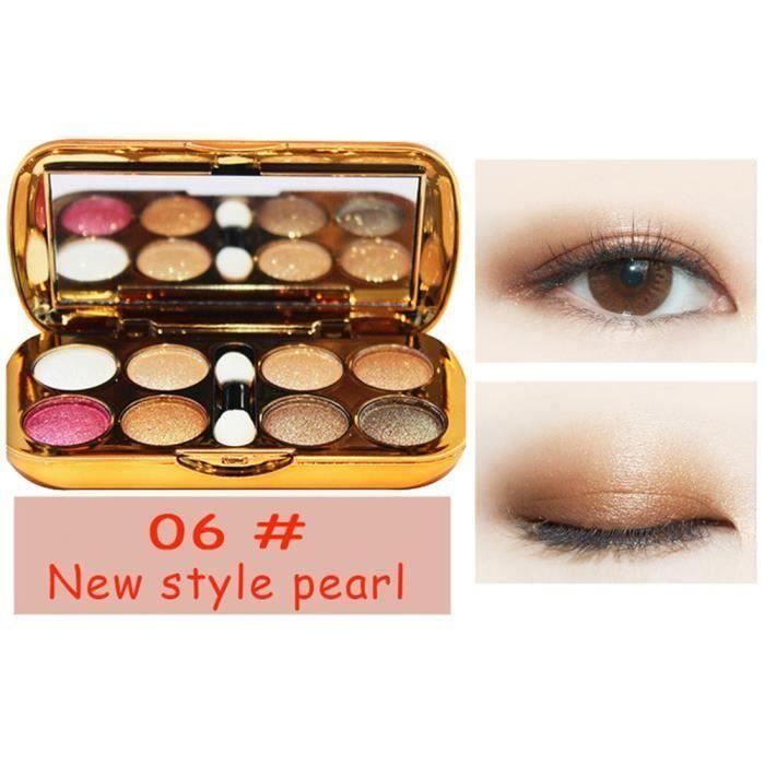 8 couleurs cosmétique poudre fard à paupières palette maquillage set mat disponible yq1128