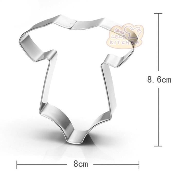 Bavettes d'alimentation pour bébé, en métal inoxydable, pour poussette, vêtements pour mamelon, coupe Biscuits Fonda*TR12344