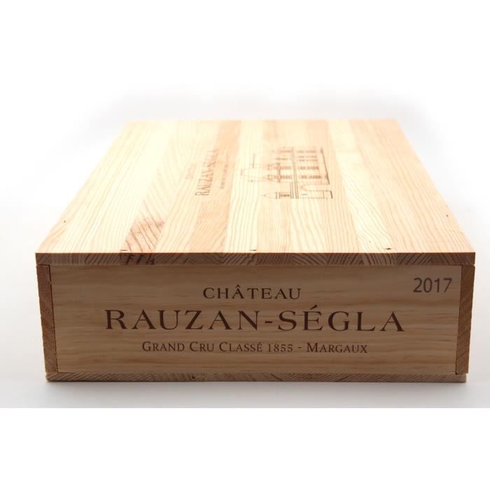 Caisse de 6 bouteilles Château Rauzan Ségla 2017 Rouge 75cl AOC Margaux