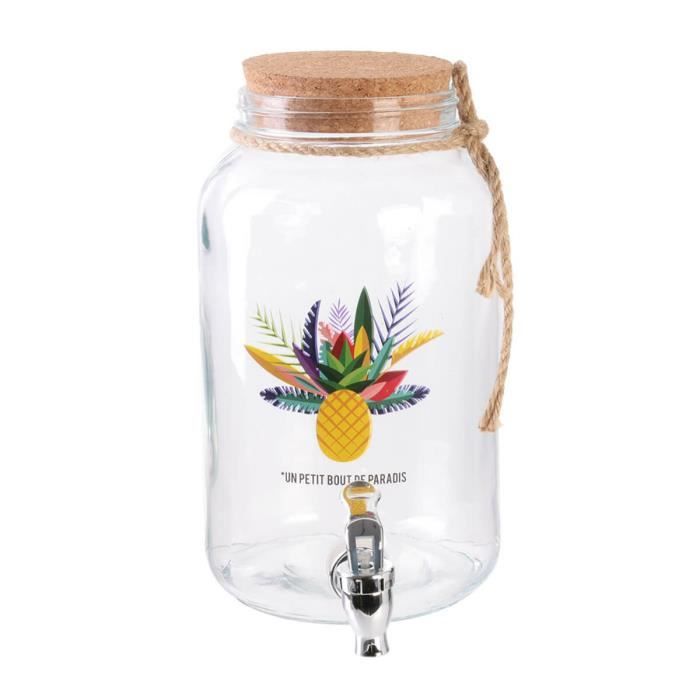 Distributeur de boisson liège 3,5L Paradis Autres Transparent