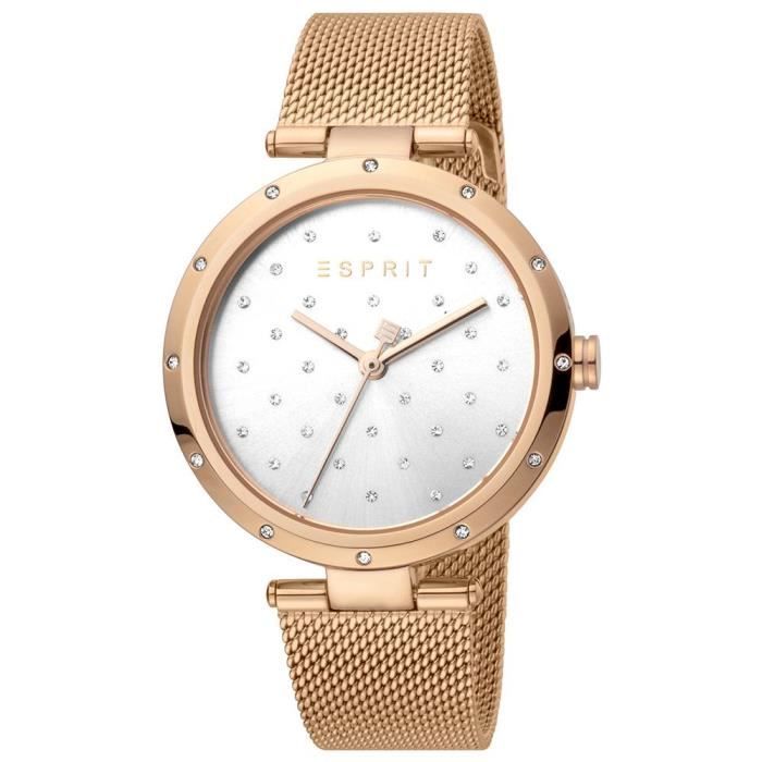Montre Esprit ES1L214M0075 pour femme avec bracelet en maille d'or rose