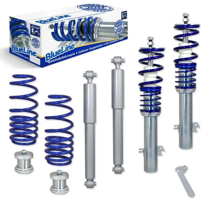 Combiné fileté pour Peugeot 207 1.6 16V/1.6Hdi/1.6 16V turbo, à partir de 2006, avec jambe de force en 51mm, sauf pour CC