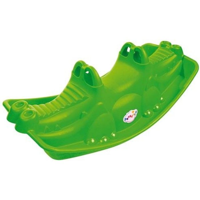 PARADISO TOYS Bascule Crocodile - 1 à 3 ans - L 116 x l 56 x H 39 cm