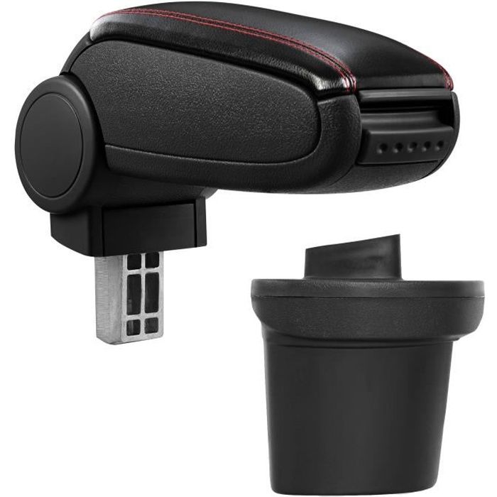 pro.tec accoudoir central spécifique pour Nissan Juke à partir de l'année modèle 2010 - accoudoir avec compartiment de rangement ...