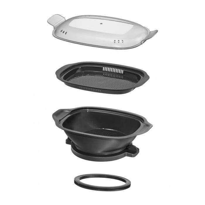 Varoma / Panier de cuisson vapeur complet 4 éléments pour Monsieur Cuisine Connect