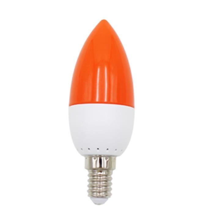 E14 LED Couleur bougie pointe ampoule, couleur bougie lumiere,rouge