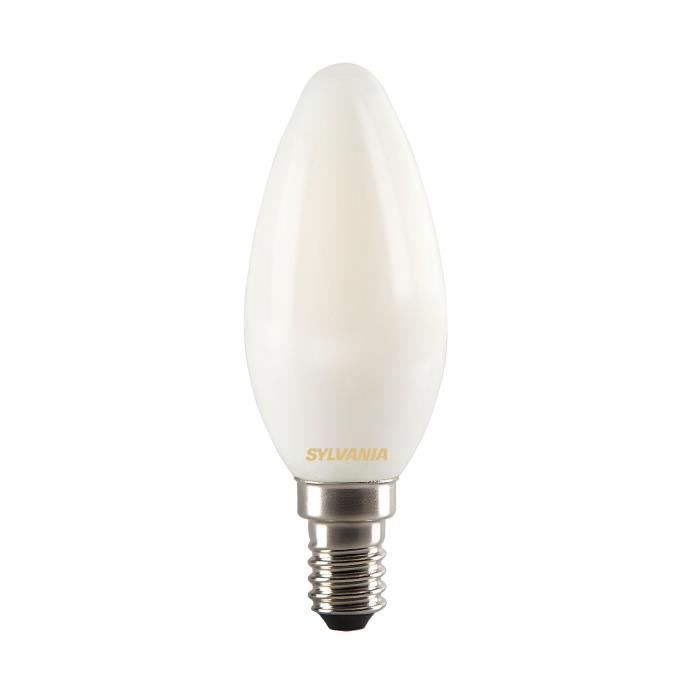 SYLVANIA Ampoule LED à filament Toledo RT Candle E14 4W équivalence 35W