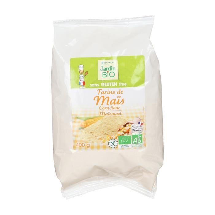 JARDIN BIO Farine de maïs sans gluten bio - 400 g