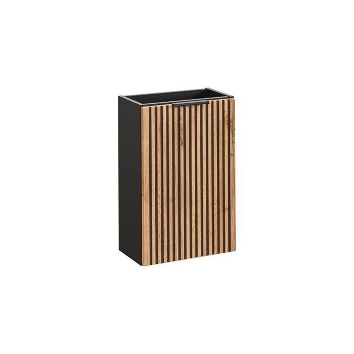 Meuble sous vasque à suspendre XILO NOIR CHÊNE 40 cm Meuble sous vasque à suspendre XILO NOIR CHÊNE 40 cm