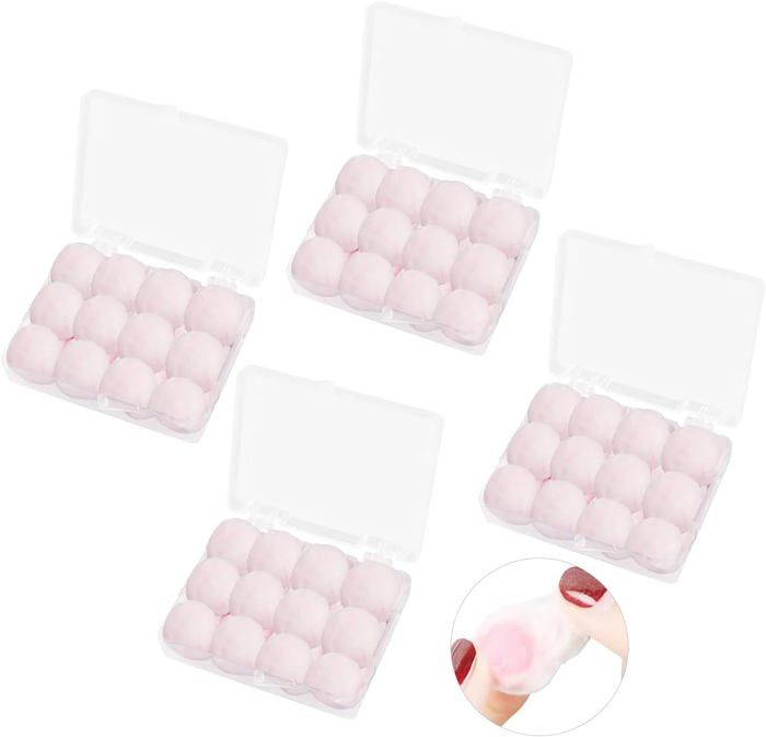 2 Paires Bouchons D'Oreille Pour Dormir 40dB - Silicone 3 Couches Avec Boîte, Anti-Ronflement