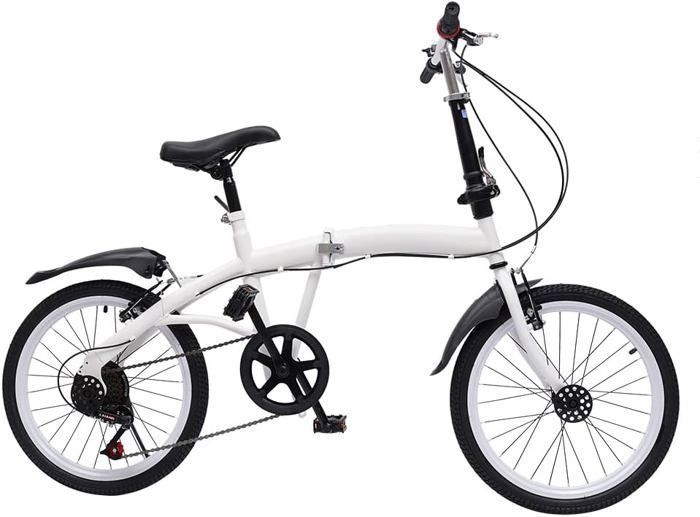 Vélo pliant - OUKANING - 6 vitesses - 20\