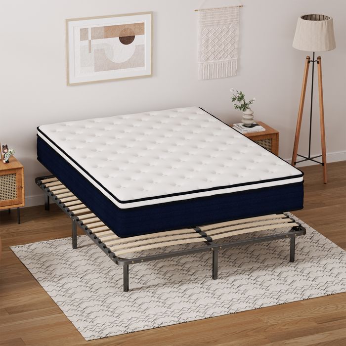 Matelas140x190x25cm + Sommier 140*190 Assemblage requis ressorts ensachés Qualité homologuée Hauteur 25 cm