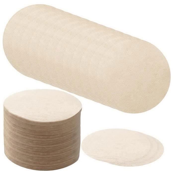 AeroPress AeroPress Lot de 200 microfiltres en papier naturel, filtres à café ronds non blanchis pour cafetières, accessoires de café indispensables, standard, 1 paquet