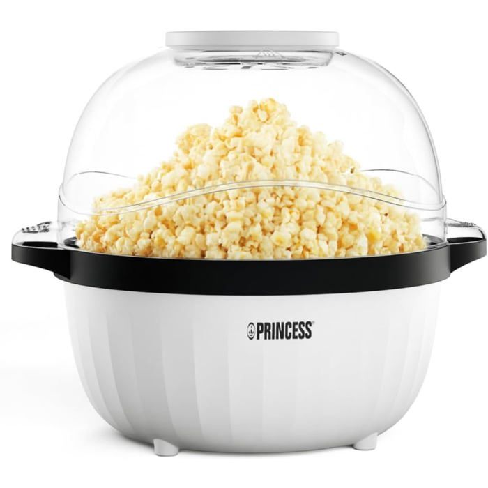 Princess 292980 Machine à pop-corn motorisée 4 5 L - 450W compacte bol réversible Princess 292980 Machine à pop-corn motorisée 4 5 L - 450W compacte bol réversible