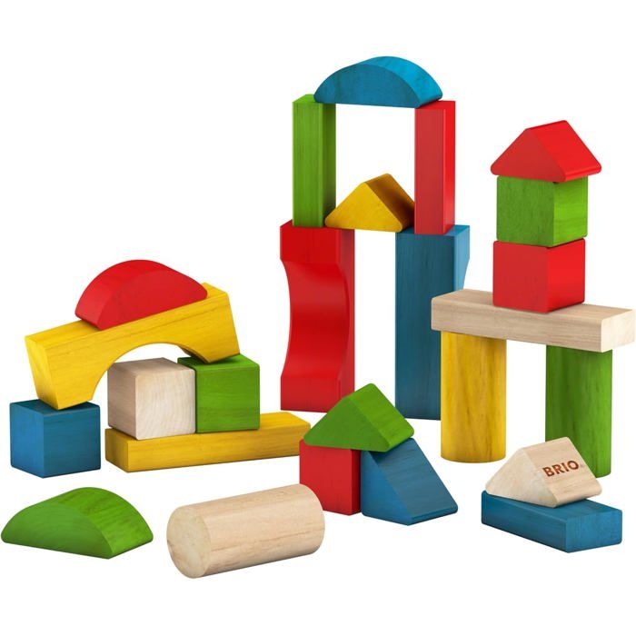 Blocs De Construction De Jouets En Bois Colorés Comptant Des Baguettes
