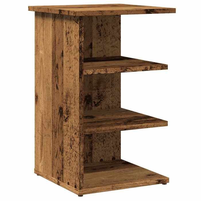 Rangement de cuisine - Buffet vieux bois 35x35x55 cm bois dingénierie - Buffet Vaisselier Rangement@571594