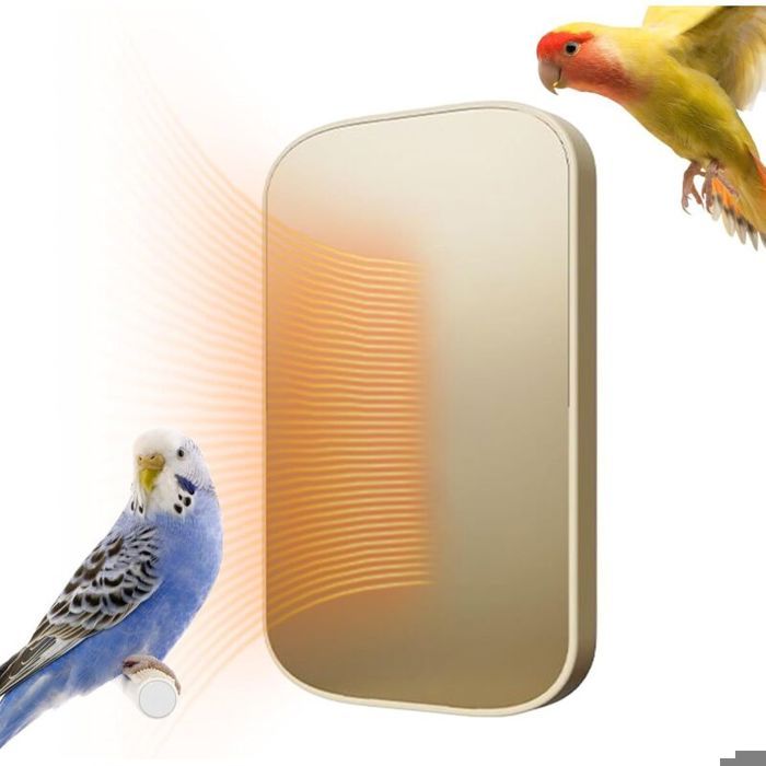 Chauffage pour Cage doiseaux - Perchoir Chauffant pour Cage De Perrochet Anti-Morsure pour Voyages Nocturnes Conure Hamac Voli