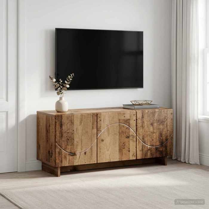 vidaXL Meuble TV 90 x 34 5 x 40 cm Bois ancien Bois dingénierie 8011574
