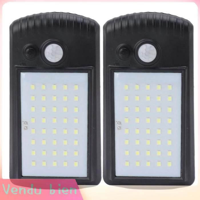Lampes solaires à clipser avec 2 Modes détecteur de mouvement IP65 lumières extérieures pour clôture terrasse Patio