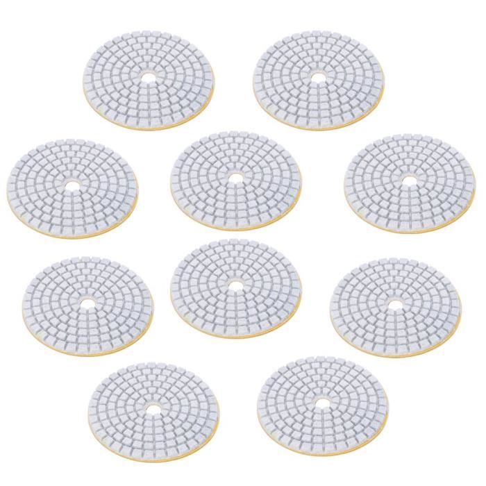 Jeu De Disques Diamantés 3 Pouces (80mm) Pour Polissage Béton/marbre/granit - Marque SUBRILLI - Neuf
