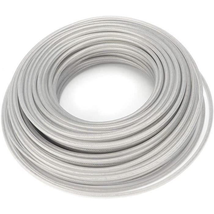 Corde Lanceur Easyboost Ø3.5mm 2m - Pour Tondeuse Débroussailleuse Tronçonneuse - Cordon Démarreur