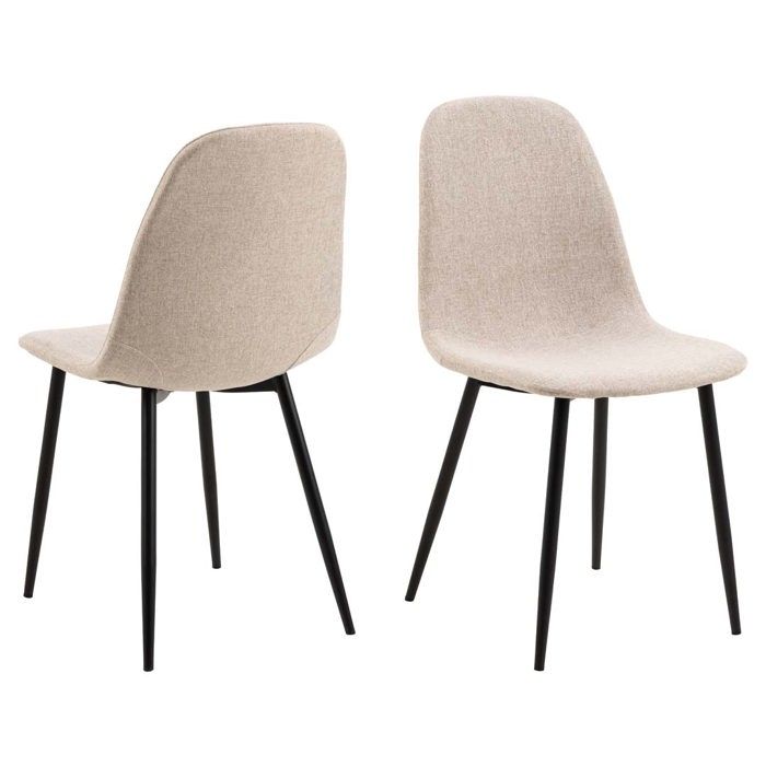Celia chaise de salle à manger beige. Celia chaise de salle à manger beige.
