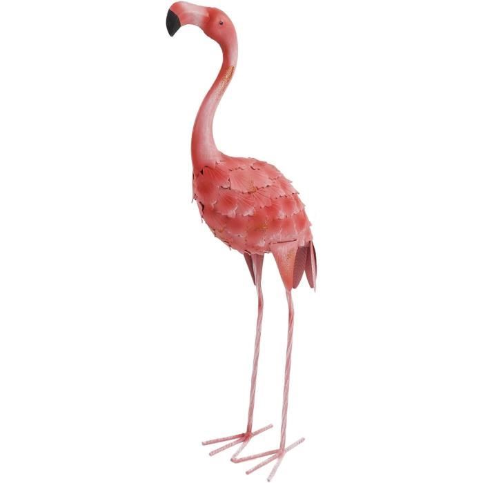 4 Statues De Flamants Roses En Résine – Déco De Jardin, Pelouse Et Terrasse – Symbole D'Amour Fidèle