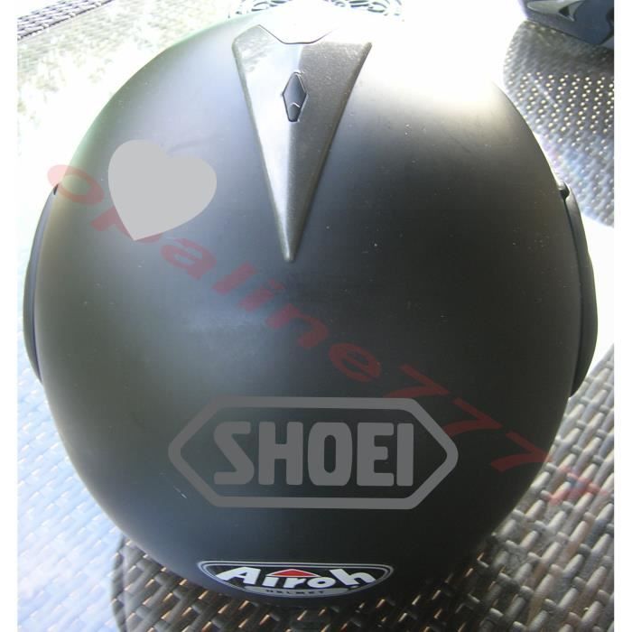 STICKER REFLECHISSANT SHOEI CASQUE moto scooter quad vélo sécurité