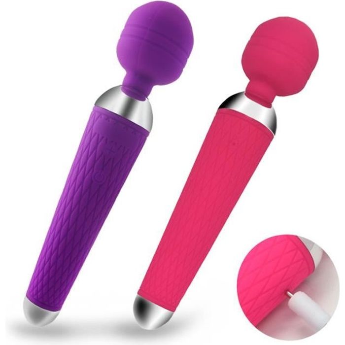 Super puissant vibrateurs pour femmes usb clito orale rechargeable av  baguette magique vibromasseur masseur sex toys pour femme adul