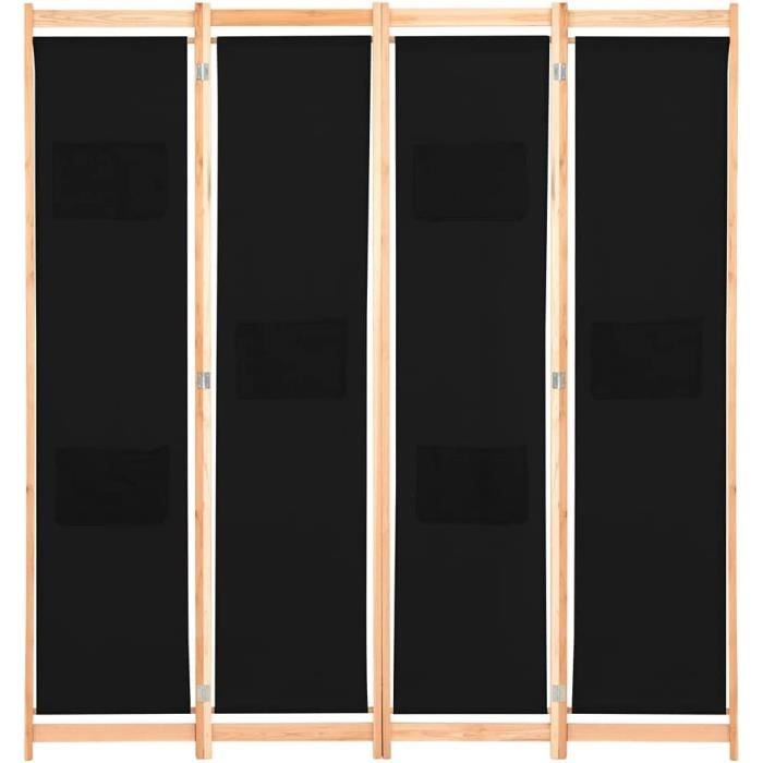 Cloison De Séparation 4 Panneaux Séparateur De Pièce Pliable Diviseur Écran D'Intimité Paravent
