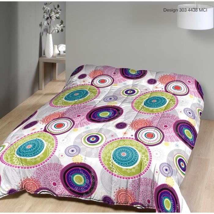 Couette Double Face Velours Cieffepi – Velours Doux / Microfibre – 260x270 Cm, Noir – Hypoallergénique, Fait En Italie