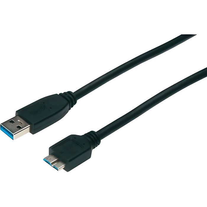 Câble USB 3.0 A mâle vers USB 3.0 Micro-B mâle - Cdiscount Informatique