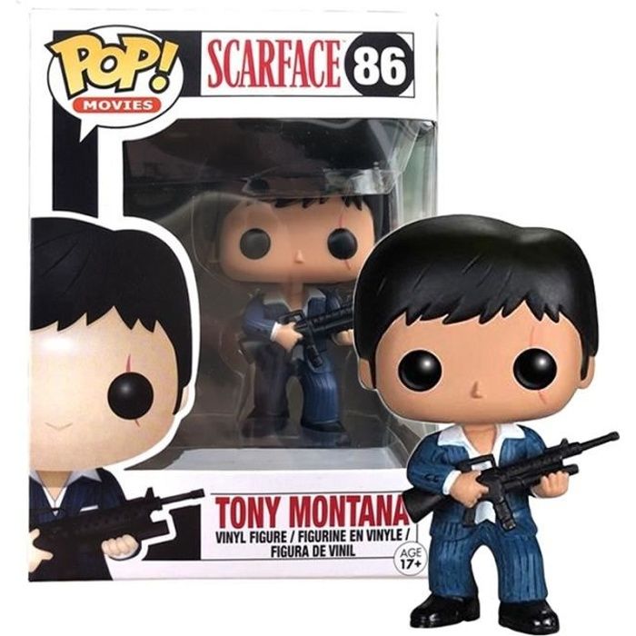 Funko pop Scarface Tony Montana vinyle jouets figurines Collection modèle  poupées enfants cadeaux d'anniversaire avec boîte - Cdiscount Maison
