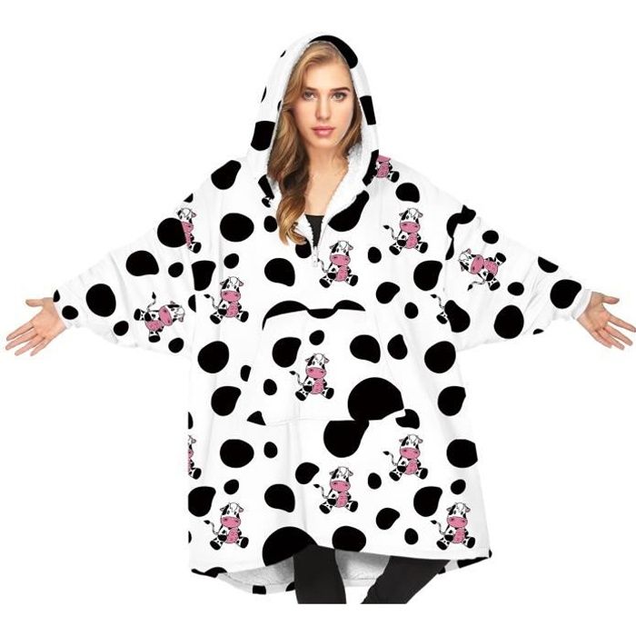 Blanket Pull Polaire Plaid Sweat Polaire Plaid Sweat Ã Capuche