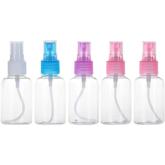 5Pcs 30 ml plastique vide Transparent Voyage Parfum Spray Clair Bouteille 