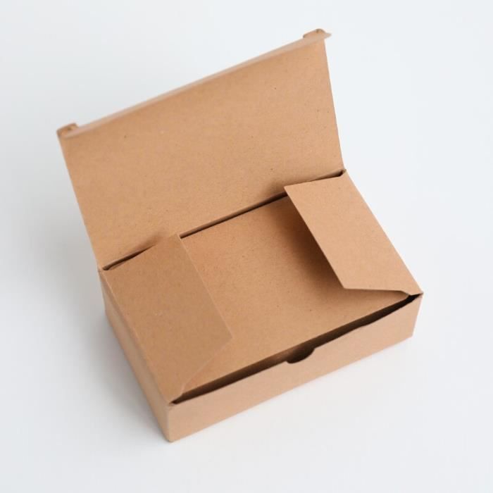 100 Cartes De Visite Vierges En Papier Kraft - 350 G/m² - 85x55 Mm - Naturel Et Professionnel - 8