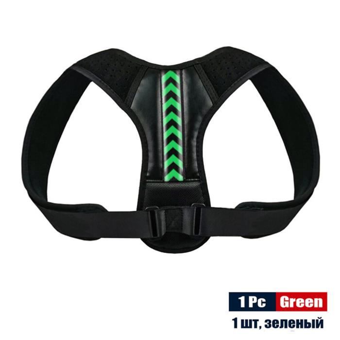 Ceinture De Soutien Dorsal Posturale - Néoprène Noir Réglable - Pour Unisexe - Neuf