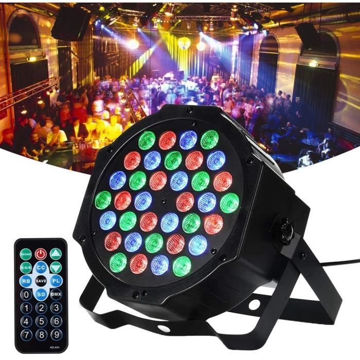 Lampe De Scène Effet Vague D'eau XUMI – Lumière Disco Activée Par Le Son, Télécommande, Pour Fêtes Et événements
