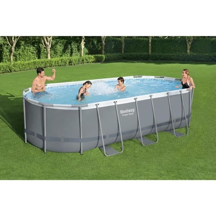 Bestway Piscine Power Steel 549x274x122 cm - vue 3