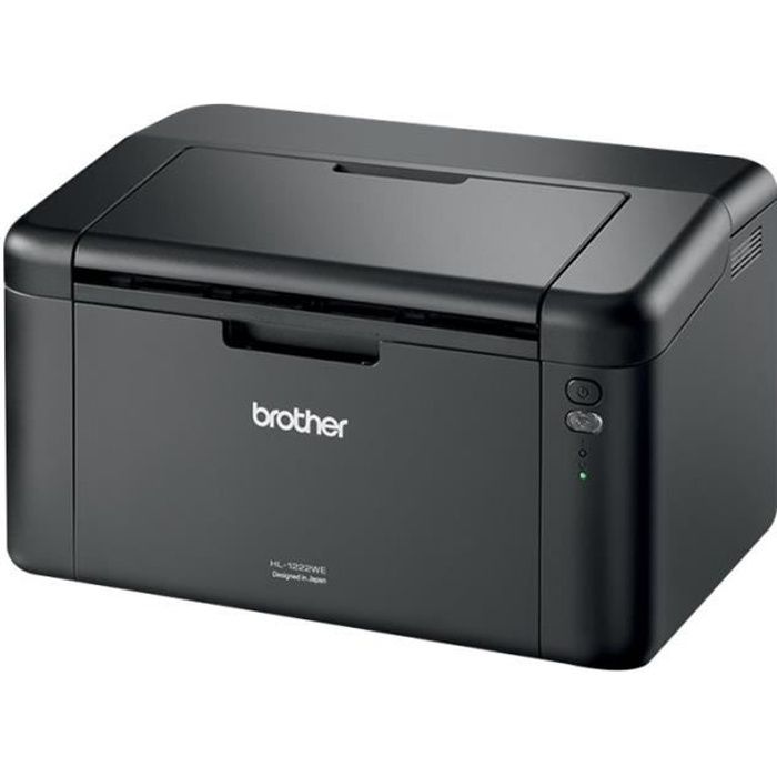 Imprimante Brother HL-1222WE Laser Monochrome A4-Legal 2400 x 600 ppp 20 ppm 150 feuilles USB 2.0 Wi-Fi(n)