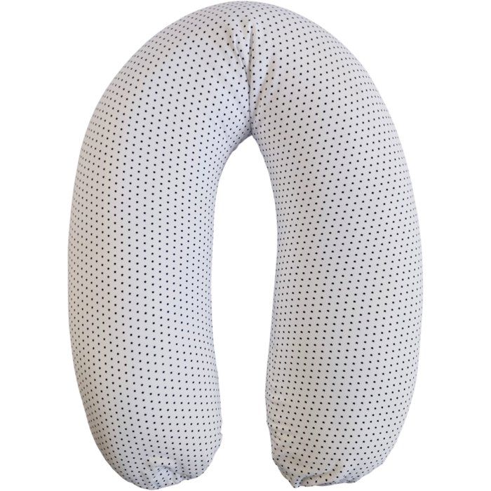 Candide Coussin maternite allaitement U CAN3275052061287 jersey etoiles blanc marine microbilles