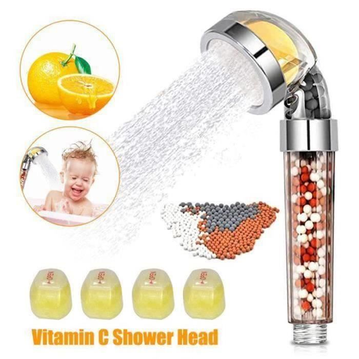 Pommeau De Douche XL Aecodune Vitamine C Premium – Anti-calcaire Avec Filtre