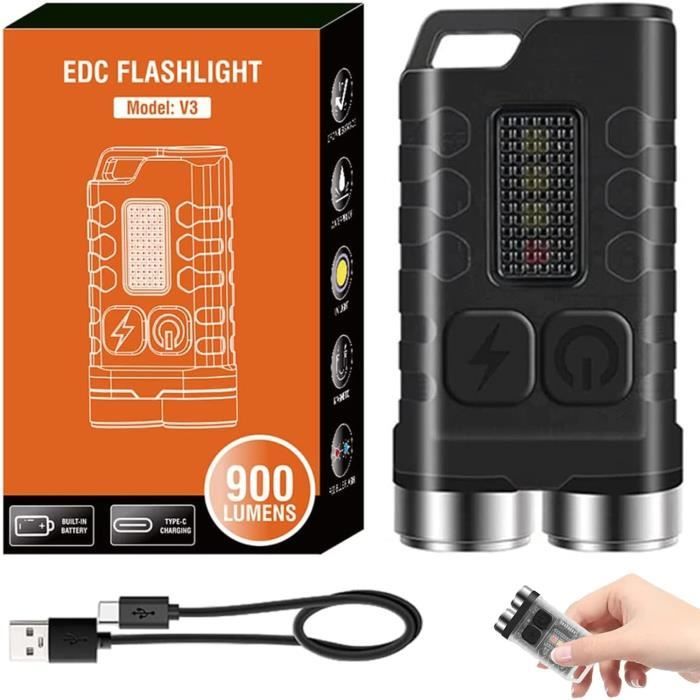 Lampe Porte-clés ACEBEAM Keylite 500 – 500 Lumens, Rechargeable USB-C, 19g, Double LED, 6 Modes